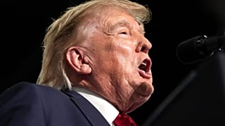 FILE. US President Donald Trump speaks at a campaign rally for Sen. Darline Graham, R-S.C., at the Myrtle Beach Convention Center in Myrtle Beach, South Carolina, 21 Aug. 2026