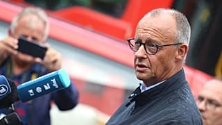 Bundeskanzler Friedrich Merz (CDU) im Hürtgenwald, 22. August 2026