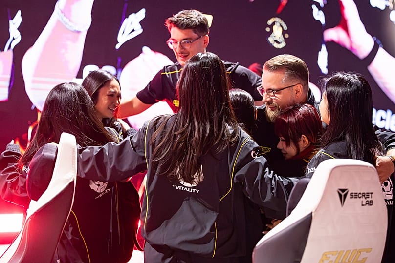Team Vitality's women's team retain title as champion of the Mobile Legends: Bang Bang Women's Invitational (MWI) at the Esports World Cup.