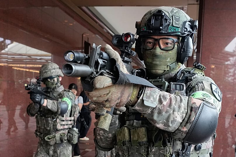 South Korean soldiers take part in an anti-terror drill as a part of the Ulchi Freedom Shield military exercise in Seoul, 19 August, 2026