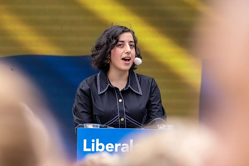 Sweden’s Minister for Education and Integration Simona Mohamsson in Visby, 24 June, 2025