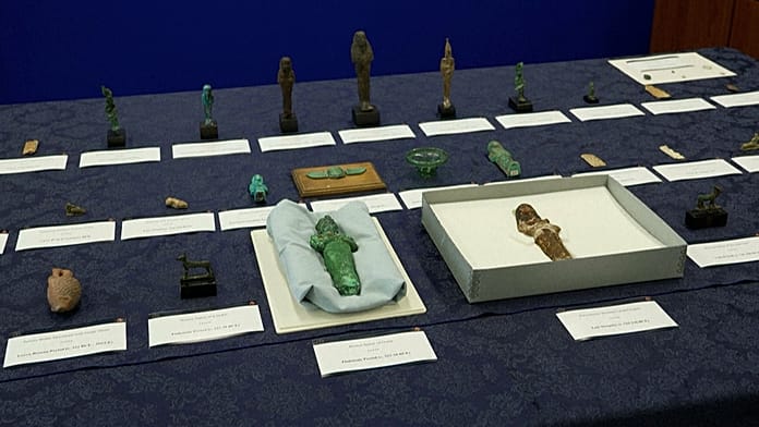 FBI returns 48 ancient Egyptian artefacts to Egyptian authorities