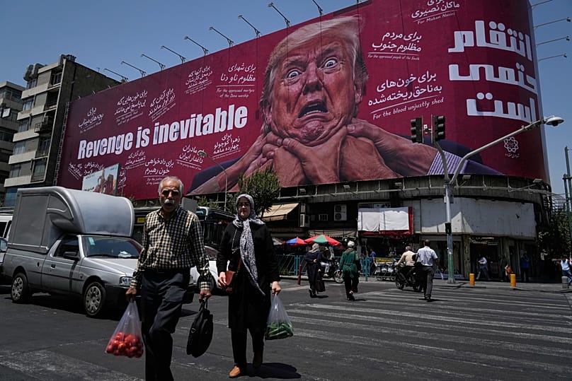 "Rache ist unvermeidbar" - Offizielles Plakat in Teheran am 27. Juli 2026