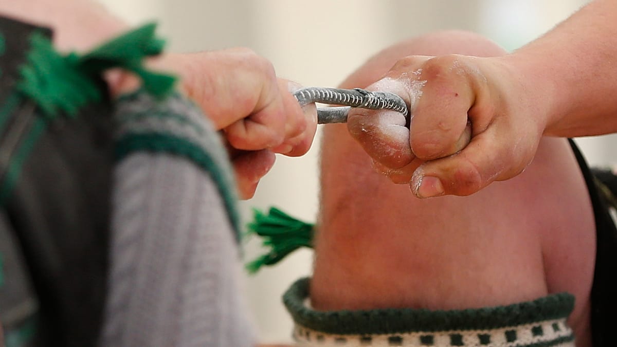 ‘It’s excruciating’: Welcome to Bavaria’s unusual finger wrestling championship