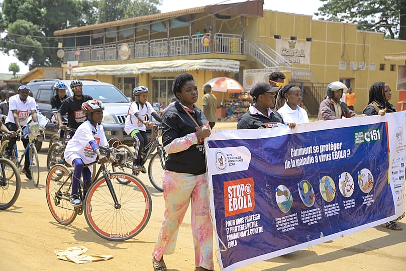 Residents and frontline workers embark on Ebola outbreak awareness campaign in Beni, 21 August, 2026