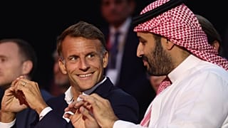 محمد بن سلمان و امانوئل ماکرون