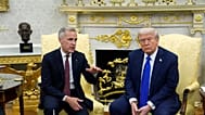Canada Prime Minister Mark Carney and President Donald Trump hold a press conference at the White House in Washington, D.C., Oct. 7, 2025.