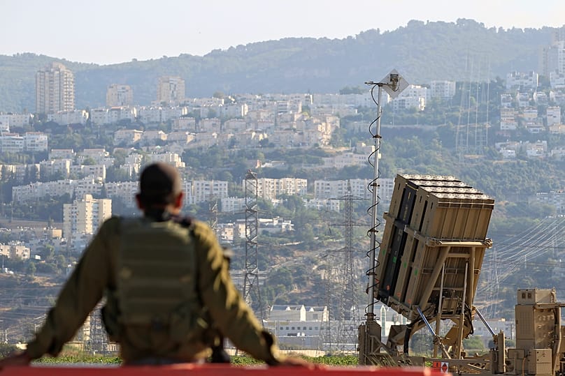 یک سامانه گنبد آهنین در شمال اسرائیل
