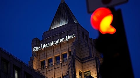 One Franklin Square, home of the Washington Post newspaper in downtown Washington, 4 February, 2026