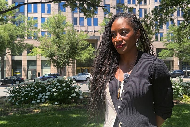 Former Washington Post columnist Karen Attiah in Washington, 3 June, 2026