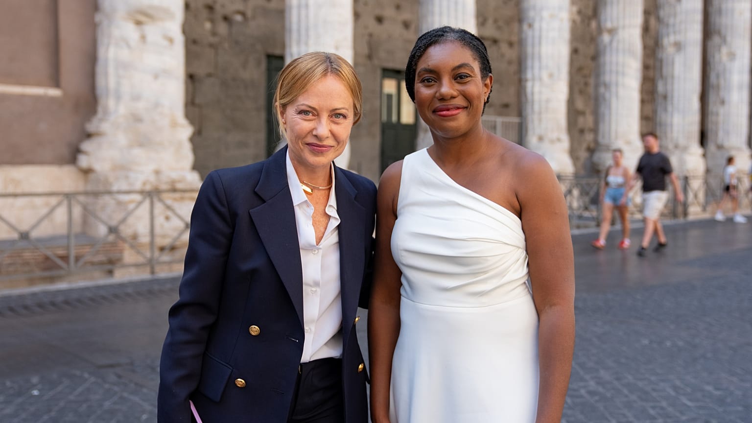 Giorgia Meloni e Kemi Badenoch, Roma