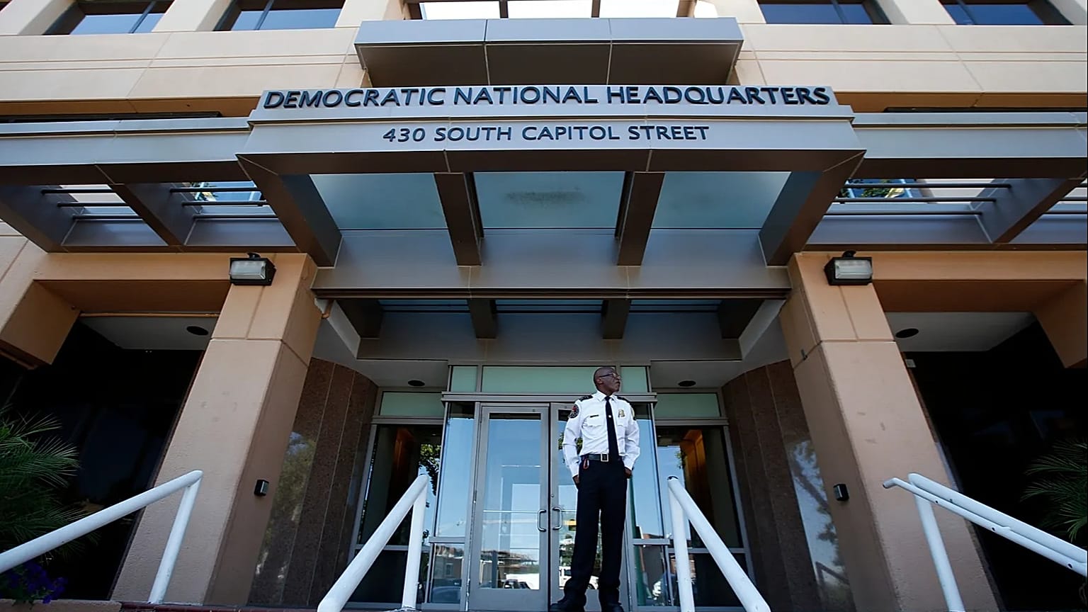 The Democratic National Committee headquarters in Washington, DC.