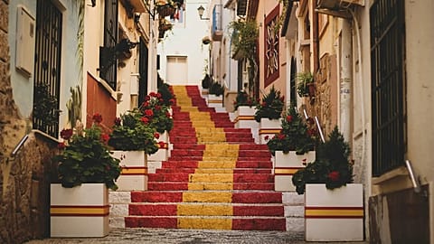 Old Town in Calpe, Spain