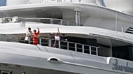 Il super yacht Boardwalk nell'ambito del suo tour "Freedom 250 Coastal Diplomacy"