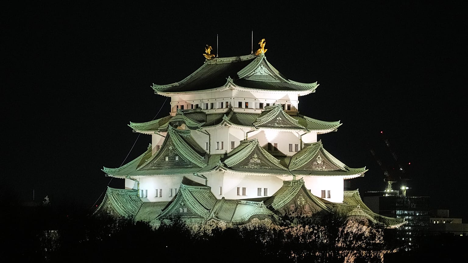 Nagoyajo, or Nagoya Castle, is seen in the capital of the Aichi prefecture, central Japan, Dec. 5, 2025