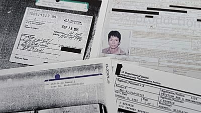 A document from the Epstein Files that shows a 2002 passport application for Ghislaine Maxwell, 10 February, 2026