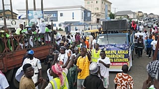 Thousands gather in Lagos Nigeria to celebrate Prophet Muhammad’s birth