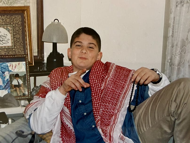 Hasan Piker'in çocukluğundan bir kare