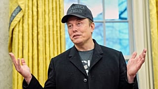 FILE - Elon Musk speaks during an event with President Donald Trump in the Oval Office at the White House, Feb. 11, 2025, in Washington.