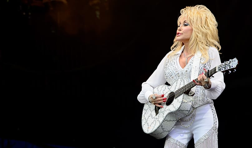Dolly Parton performs at Glastonbury music festival, England - 29 June 2014