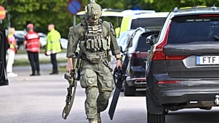 Sweden's tactical police unit was on the scene.