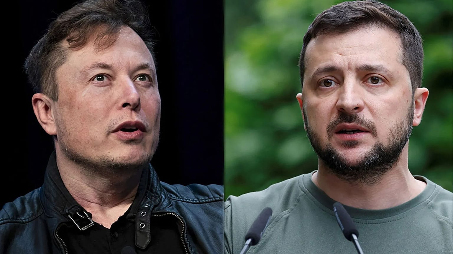 Zelenszkij és Musk