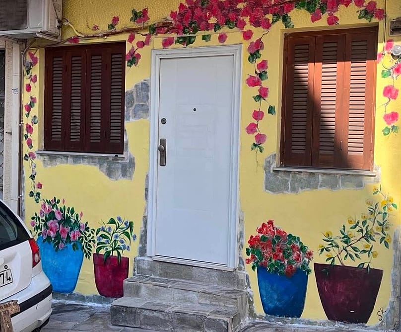 Entrance to a house in Thessaloniki