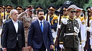 الرئيس الإيراني مسعود بزشكيان مع رئيس الوزراء العراقي علي الزدي في طهران، 22 يوليو 2026