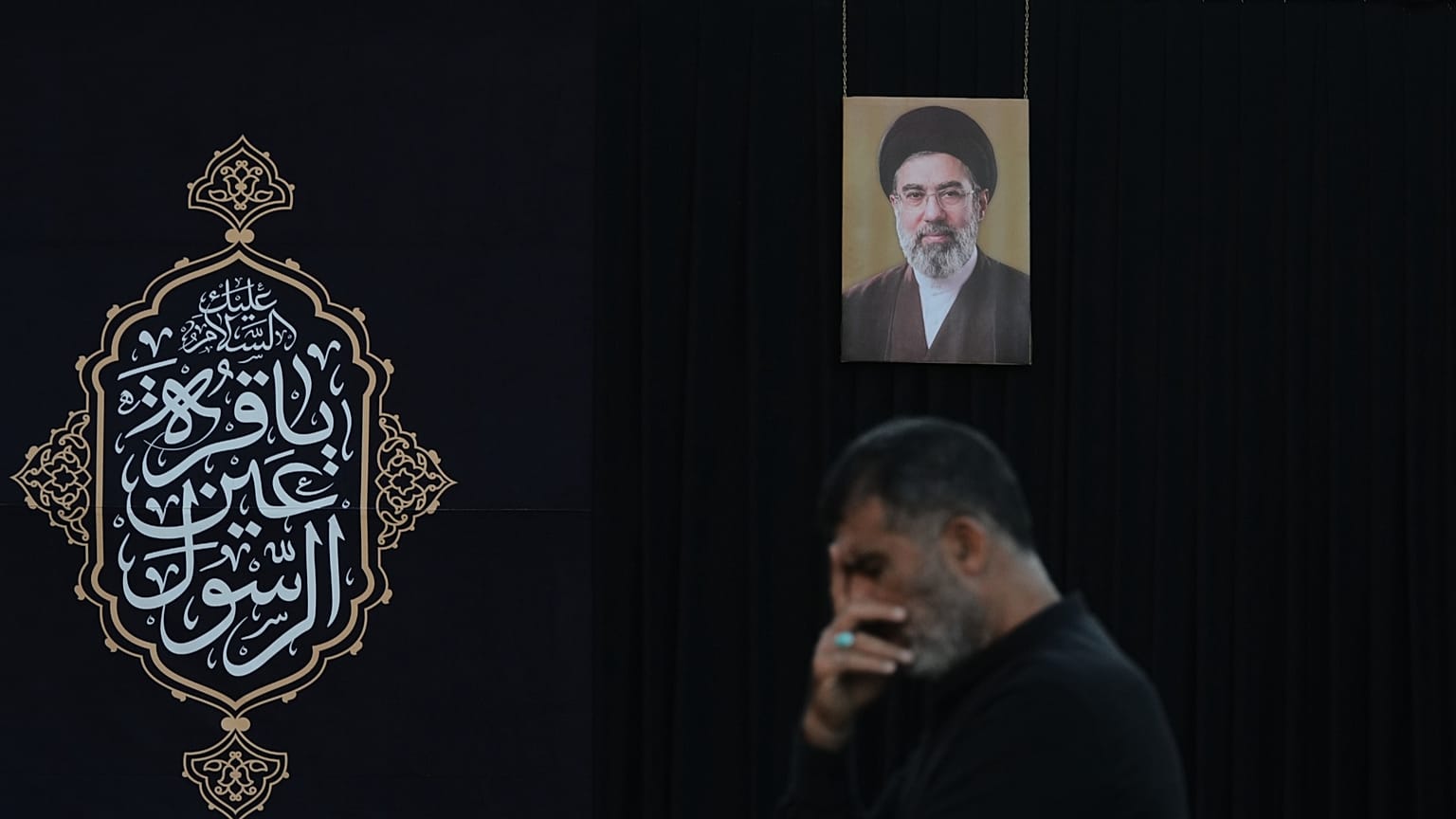 عکس مجتبی خامنه ای در روز عاشورا، ۱۹ ژوئن ۲۰۲۶