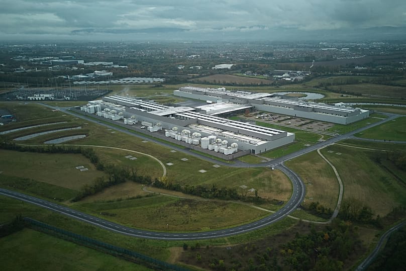 Un centre de données Meta à Dublin, en Irlande, le 16 octobre 2024.