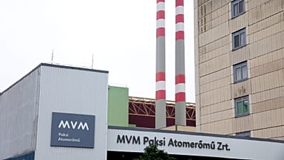 A paksi atomerőmű bejárata