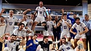 Πανηγυρισμοί της Εθνικής Ομάδας Βόλεϊ Ανδρων της Ελλάδας