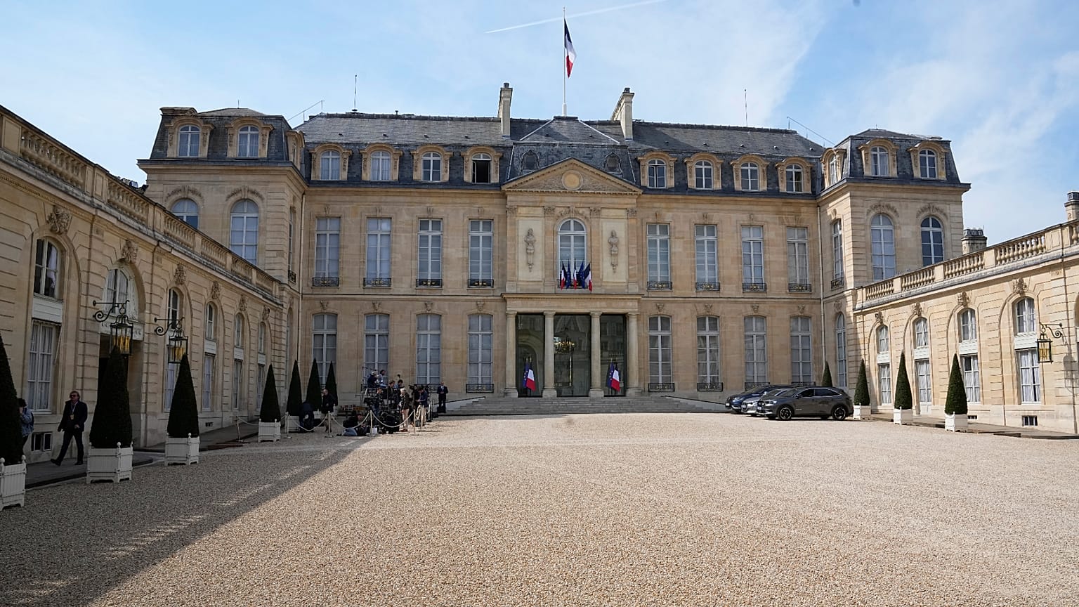 Le palais de l'Élysée.