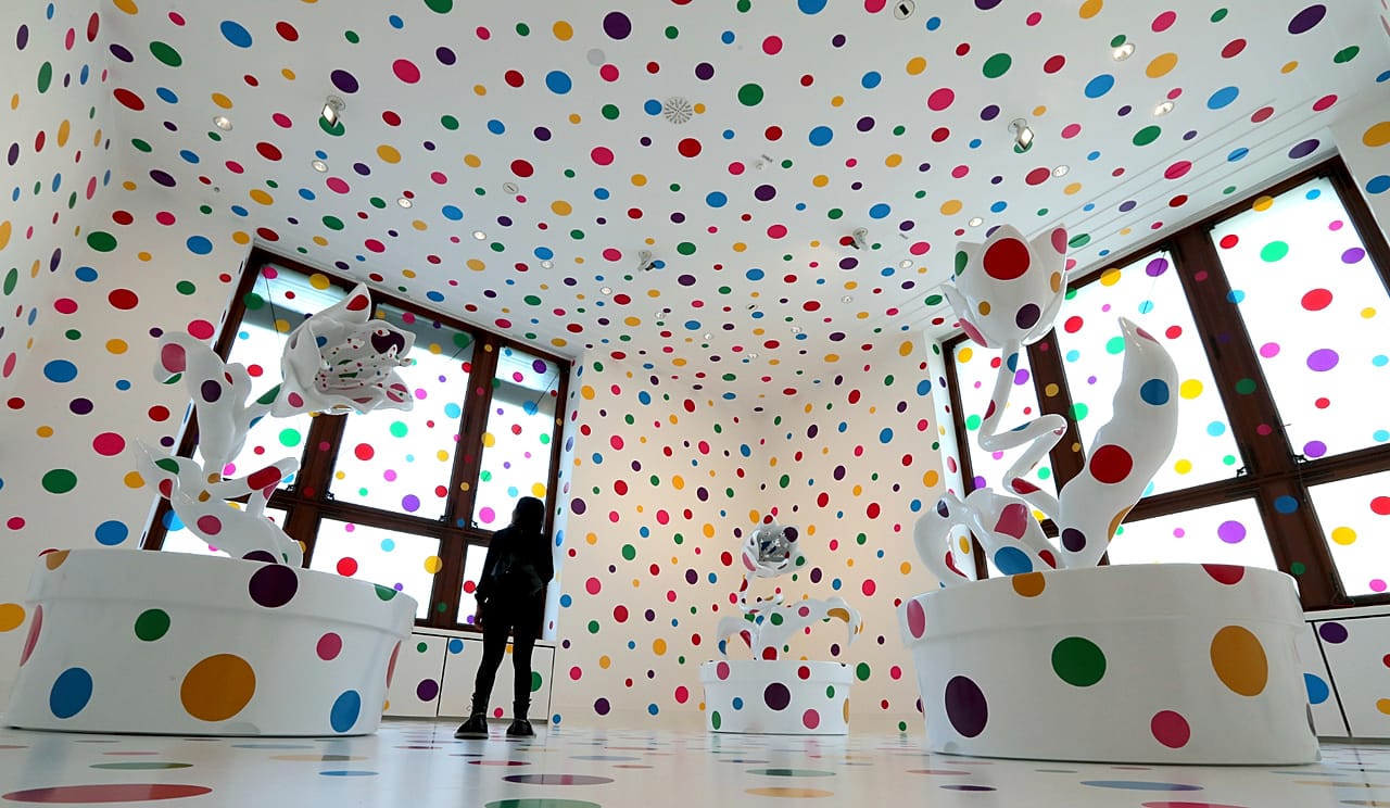 „With All My Love For The Tulips, I Pray Forever“ der Künstlerin Yayoi Kusama - Berlin - 2019