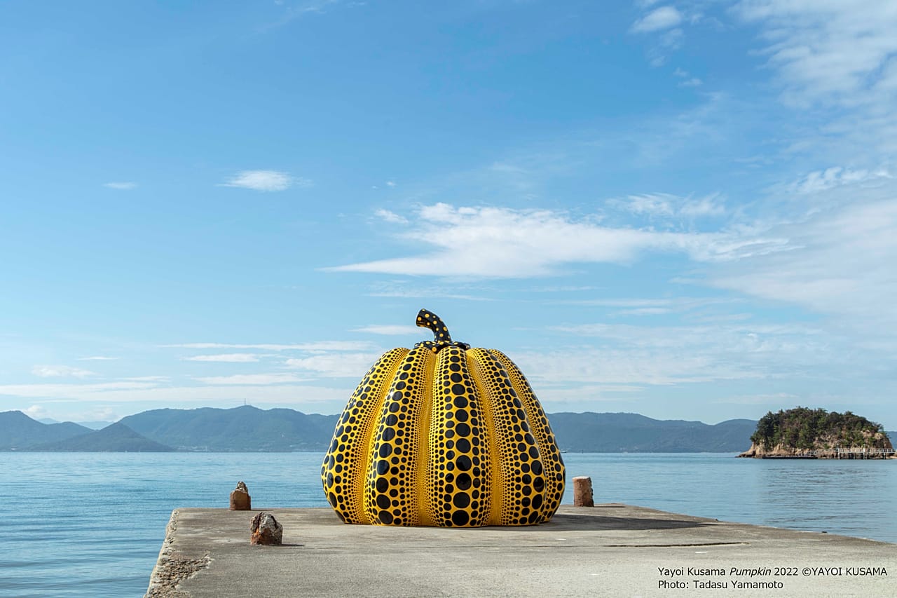 Kürbis von Yayoi Kusama - 2022