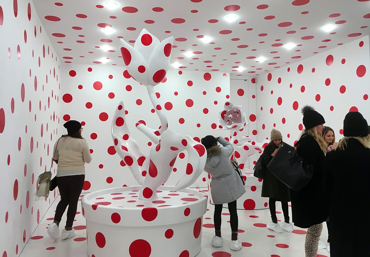 „Yayoi Kusama: Festival of Life“ in der David-Zwirner-Galerie im Stadtteil Chelsea in New York - 2017