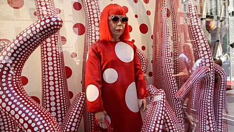 Polka dots, infinity rooms and oozy sculptures: Yayoi Kusama’s art in pictures