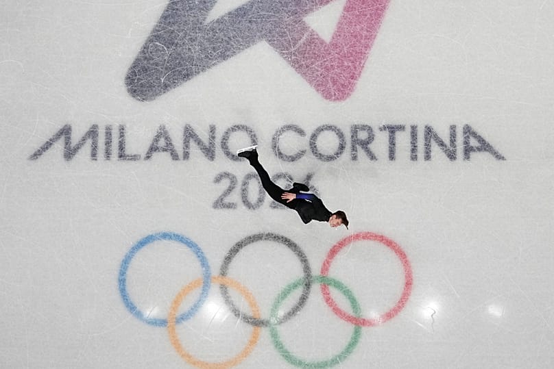 A Polish competitor during the men's figure skating at the 2026 Winter Olympics in Milan, 13 February, 2026