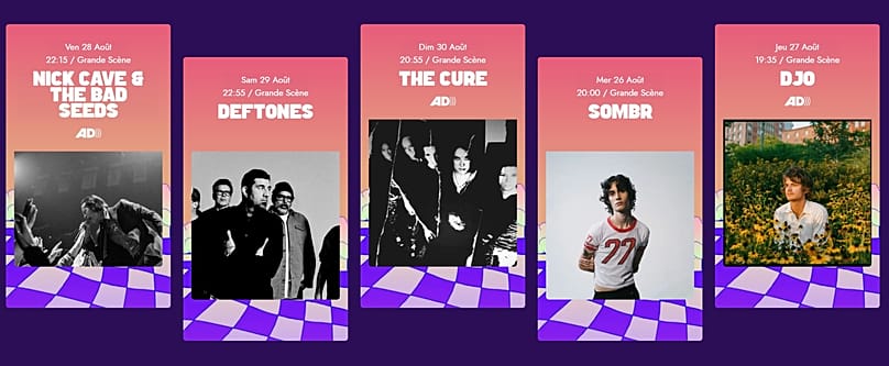 Tre dei cinque concerti proposti in audiodescrizione (AD) sul sito del festival