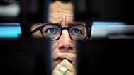 Broker al lavoro - foto d'archivio