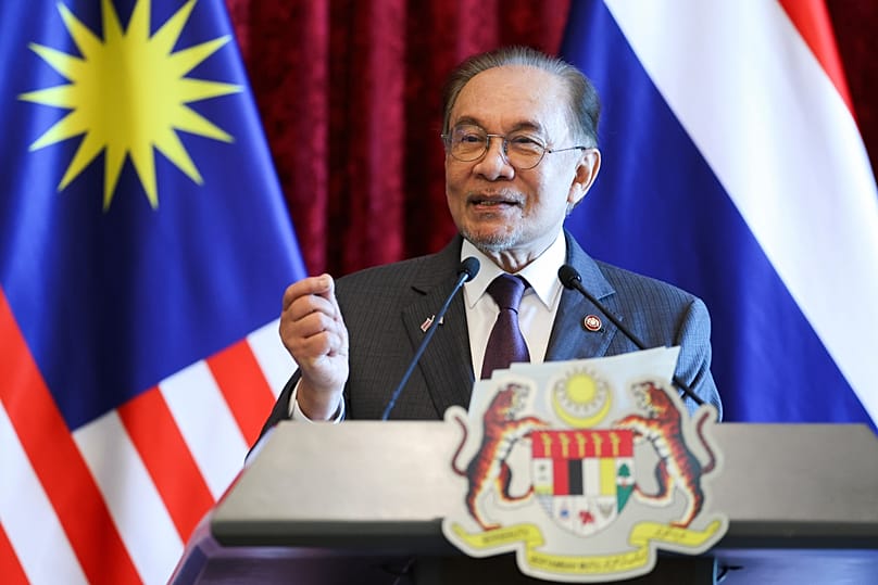 Malaysia's Prime Minister Anwar Ibrahim speaks during a press conference in Putrajaya, 9 July, 2026 