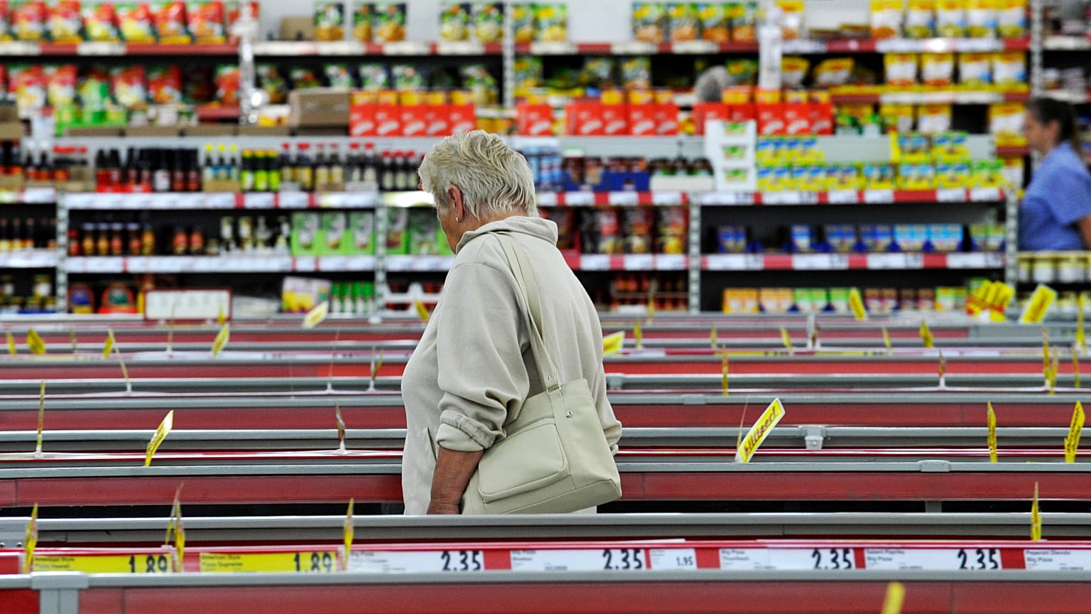Scaffali di supermercato