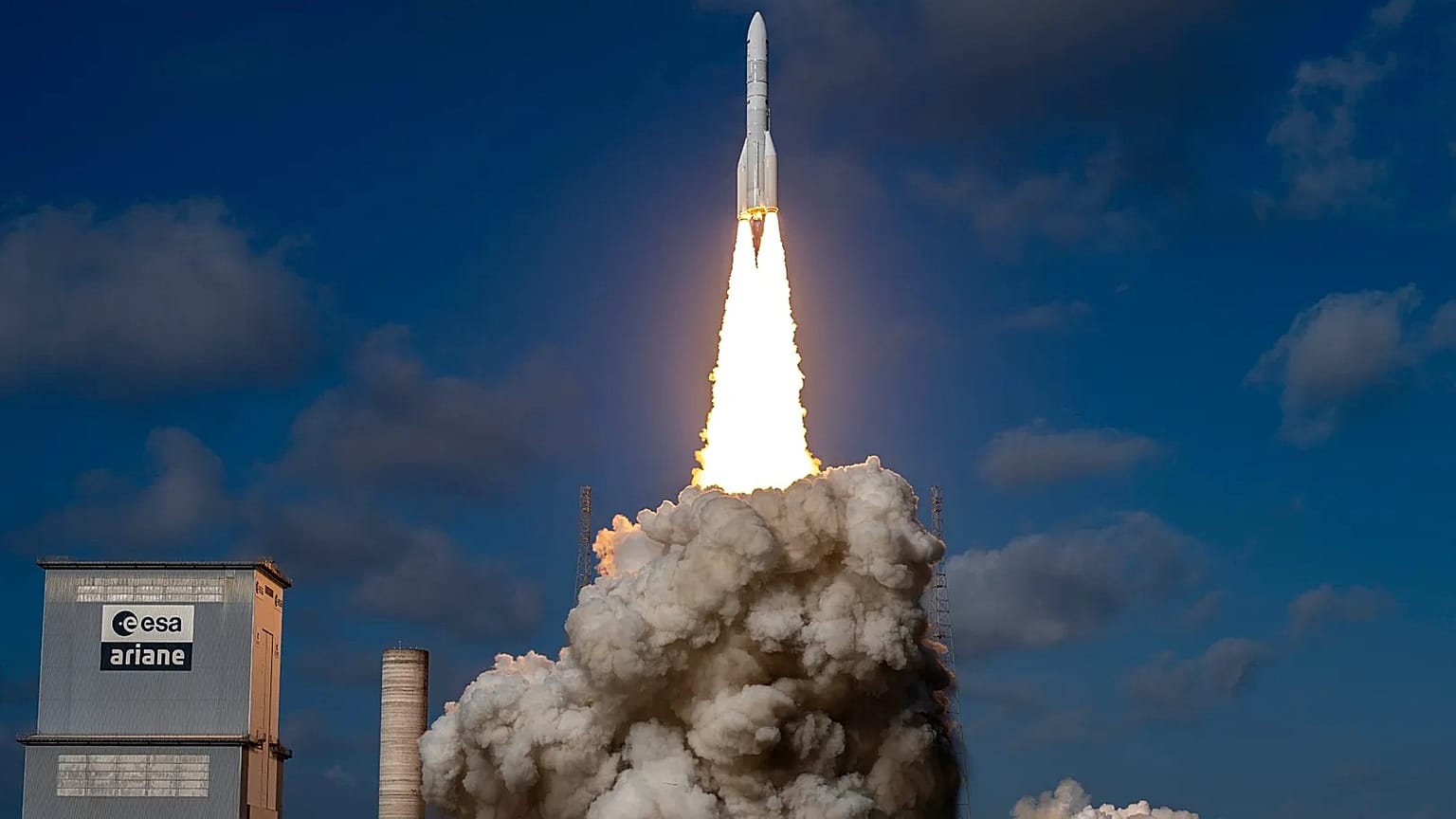 Le MTG-I2, lancé à bord d’une fusée Ariane 6 depuis le port spatial européen de Guyane française, le 27 août 2026.