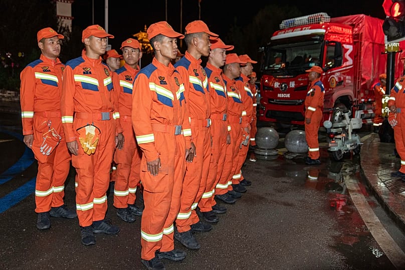China has mobilised rescue teams in Tibet, where hundreds remain missing after devastating floods and mudslides struck the region.