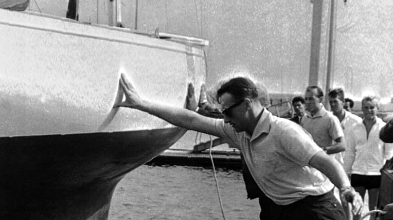 Harald, a successful sailor, represented Norway at the Olympic games in 1964, 1968 and 1972. 2 October, 1964.