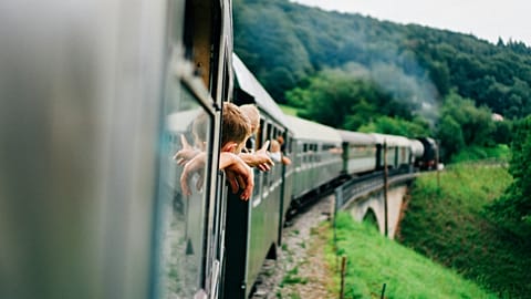 Europe's trains offer discounted fares and family areas. 
