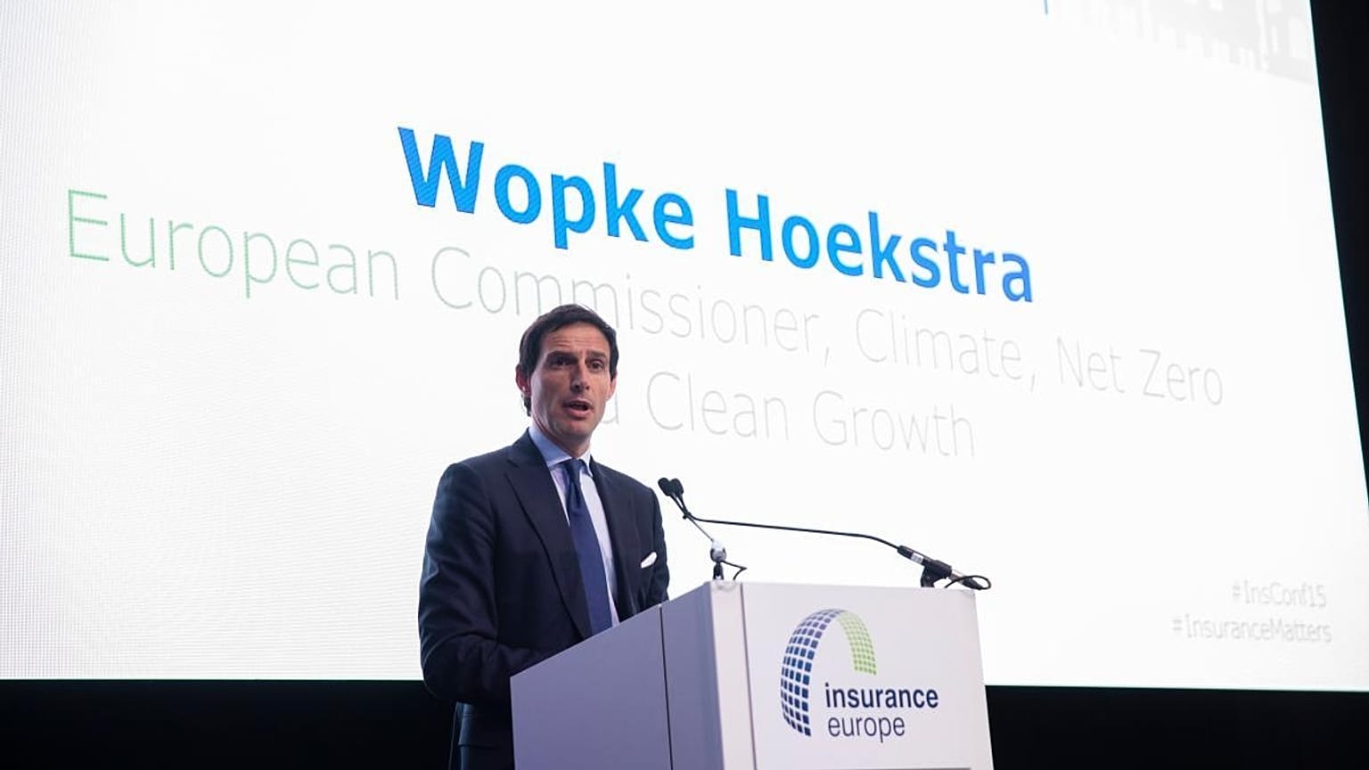 Wopke Hoekstra, European Commissioner for Climate, Net Zero and Clean Growth, delivered a keynote speech at the 15th International Conference of Insurance Europe. 5 June 2025.