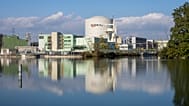 The Beznau nuclear power plant on the River Aare, 16 October, 2021