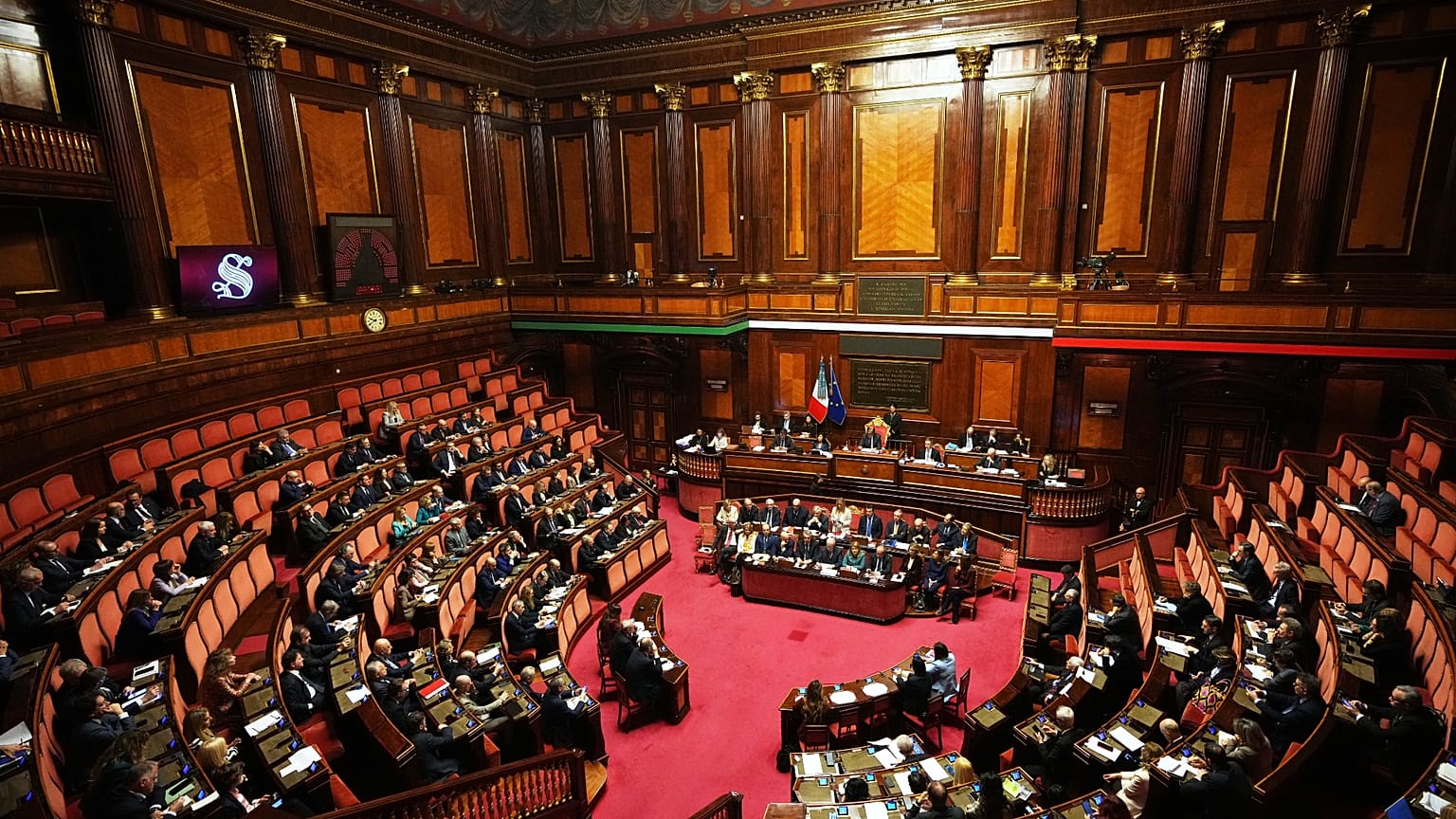 Immagine di archivio del Parlamento italiano