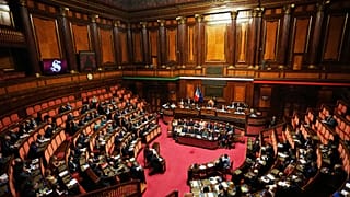 Immagine di archivio del Parlamento italiano
